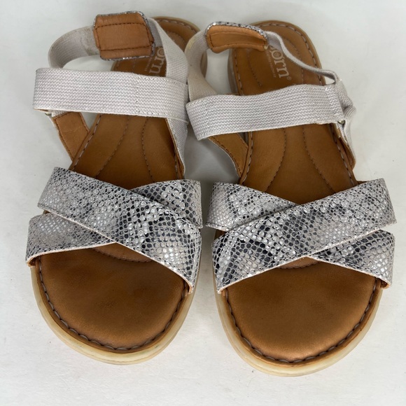 born sport sandals Women Size 8M Leather/textile Upper - Picture 4 of 15